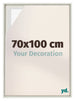Lyon MDF Marco Flotante 70x100cm Blanco Lavado Delantera Tamano | Yourdecoration.es