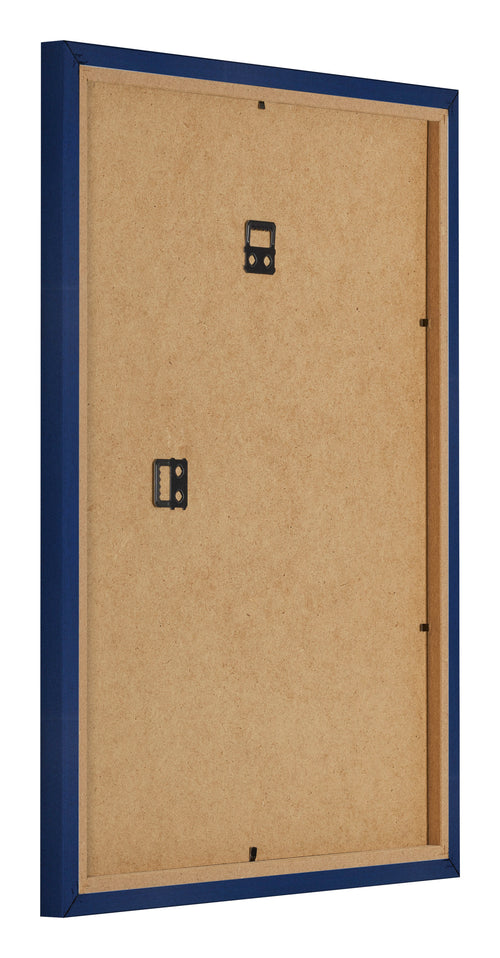 Marco de Fotos 18x24cm Azul Oscuro Barrido MDF Bologna Trasera Oblicuo | Yourdecoration.es