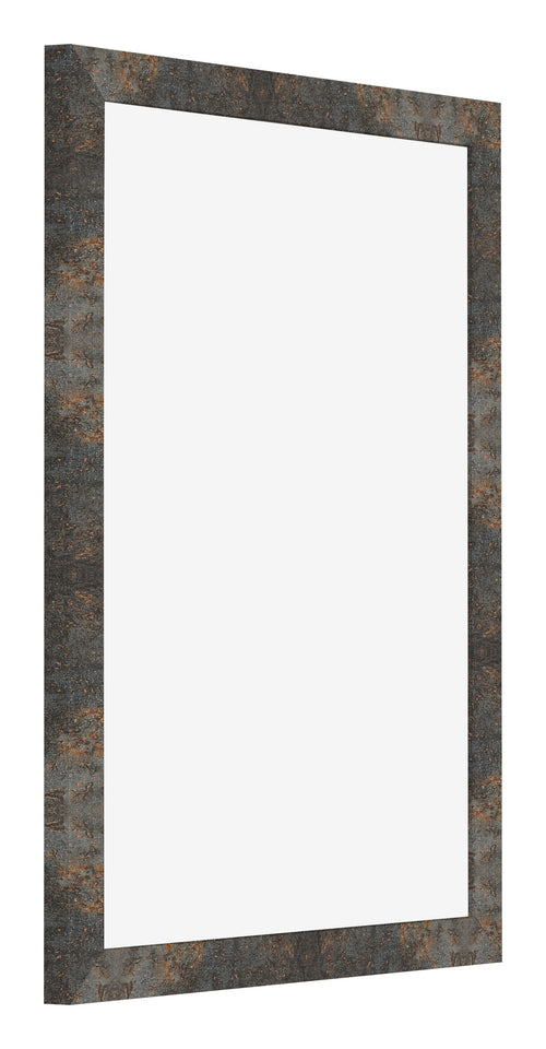 Marco de Fotos 18x24cm Metal Oxidado MDF Bologna Delantera Oblicuo | Yourdecoration.es