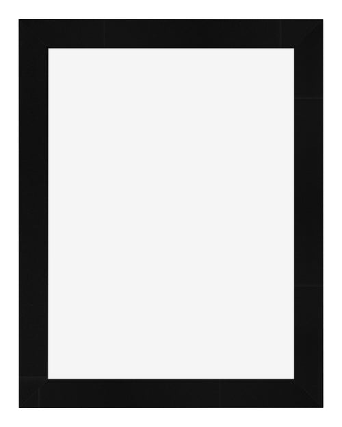Marco de Fotos 18x24cm Negro Plateado Pulido MDF Pisa Delantera | Yourdecoration.es