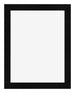 Marco de Fotos 18x24cm Negro Plateado Pulido MDF Pisa Delantera | Yourdecoration.es