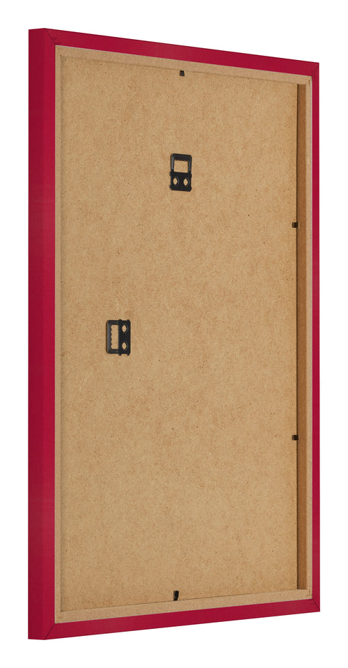 Marco de Fotos 18x24cm Rojo MDF Bologna Trasera Oblicuo | Yourdecoration.es