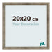 Marco de Fotos 20x20 cm Metal Vintage MDF Bologna Delantera Tamano | Yourdecoration.es
