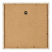 Marco de Fotos 20x20cm Blanco Vintage MDF Bologna Trasera | Yourdecoration.es