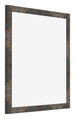 Marco de Fotos 20x20cm Metal Oxidado MDF Bologna Delantera Oblicuo | Yourdecoration.es