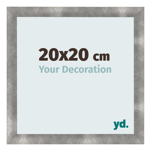 Marco de Fotos 20x20cm Metal Vintage MDF Pisa Delantera Tamano | Yourdecoration.es