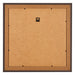 Marco de Fotos 20x20cm Roble Oscuro MDF Lazio Trasera | Yourdecoration.es