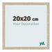 Marco de Fotos 20x20cm Roble Sonoma MDF Bologna Delantera Tamano | Yourdecoration.es