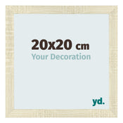 Marco de Fotos 20x20cm Roble Sonoma MDF Pisa Delantera Tamano | Yourdecoration.es