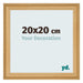 Marco de Fotos 20x20cm Venatura Di Pino MDF Lazio Delantera Tamano | Yourdecoration.es
