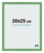 Marco de Fotos 20x25 cm Verde MDF Bologna Delantera Tamano | Yourdecoration.es