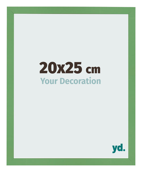 Marco de Fotos 20x25 cm Verde MDF Bologna Delantera Tamano | Yourdecoration.es