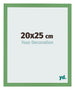 Marco de Fotos 20x25 cm Verde MDF Bologna Delantera Tamano | Yourdecoration.es