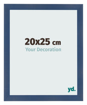 Marco de Fotos 20x25cm Azul Oscuro Barrido MDF Pisa Delantera Tamano | Yourdecoration.es