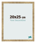 Marco de Fotos 20x25cm Dorado Antiguo MDF Bologna Delantera Tamano | Yourdecoration.es