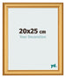Marco de Fotos 20x25cm Dorado Matte MDF Lazio Delantera Tamano | Yourdecoration.es
