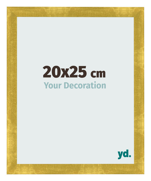 Marco de Fotos 20x25cm Dorado Vintage MDF Pisa Delantera Tamano | Yourdecoration.es