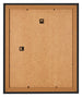 Marco de Fotos 20x25cm Negro Grano De Madera MDF Lazio Trasera | Yourdecoration.es