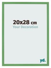 Marco de Fotos 20x28 cm Verde MDF Bologna Delantera Tamano | Yourdecoration.es