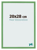 Marco de Fotos 20x28 cm Verde MDF Bologna Delantera Tamano | Yourdecoration.es