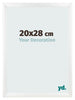 Marco de Fotos 20x28cm Blanco Vintage MDF Pisa Delantera Tamano | Yourdecoration.es