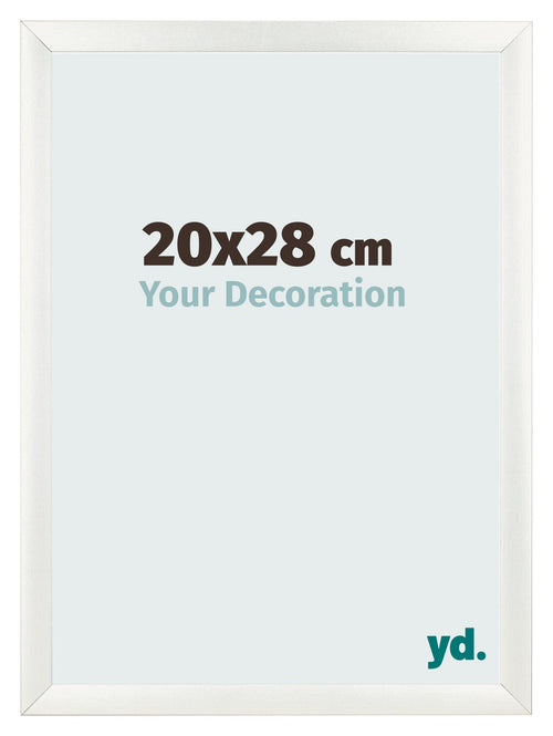 Marco de Fotos 20x28cm Blanco Vintage MDF Pisa Delantera Tamano | Yourdecoration.es