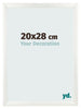 Marco de Fotos 20x28cm Blanco Vintage MDF Pisa Delantera Tamano | Yourdecoration.es
