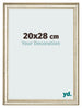 Marco de Fotos 20x28cm Brillo Metalico MDF Lazio Delantera Tamano | Yourdecoration.es
