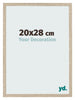 Marco de Fotos 20x28cm Roble Sonoma MDF Bologna Delantera Tamano | Yourdecoration.es