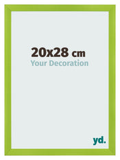 Marco de Fotos 20x28cm Verde MDF Pisa Delantera Tamano | Yourdecoration.es