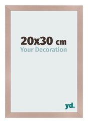Marco de Fotos 20x30 cm Rosa Viejo MDF Bologna Delantera Tamano | Yourdecoration.es