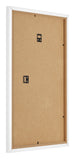 Marco de Fotos 20x30cm Blanco Mate MDF Bologna Trasera Oblicuo | Yourdecoration.es