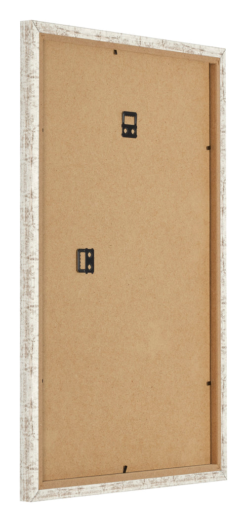 Marco de Fotos 20x30cm Blanco Vintage MDF Bologna Trasera Oblicuo | Yourdecoration.es