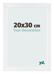 Marco de Fotos 20x30cm Blanco Vintage MDF Pisa Delantera Tamano | Yourdecoration.es