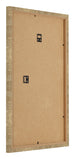 Marco de Fotos 20x30cm Dorado Antiguo MDF Bologna Trasera Oblicuo | Yourdecoration.es