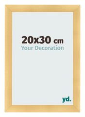 Marco de Fotos 20x30cm Dorado Vintage MDF Pisa Delantera Tamano | Yourdecoration.es