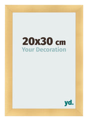 Marco de Fotos 20x30cm Dorado Vintage MDF Pisa Delantera Tamano | Yourdecoration.es