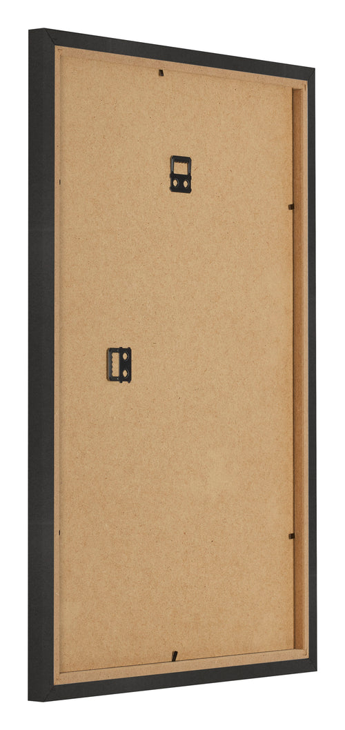 Marco de Fotos 20x30cm Negro Mate MDF Bologna Trasera Oblicuo | Yourdecoration.es