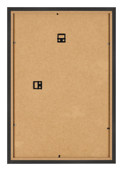 Marco de Fotos 20x30cm Negro Mate MDF Bologna Trasera | Yourdecoration.es