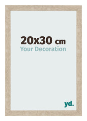 Marco de Fotos 20x30cm Roble Sonoma MDF Bologna Delantera Tamano | Yourdecoration.es