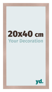 Marco de Fotos 20x40 cm Rosa Viejo MDF Bologna Delantera Tamano | Yourdecoration.es