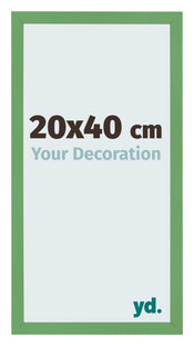 Marco de Fotos 20x40 cm Verde MDF Bologna Delantera Tamano | Yourdecoration.es