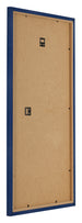 Marco de Fotos 20x40cm Azul Oscuro Barrido MDF Bologna Trasera Oblicuo | Yourdecoration.es