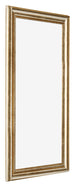 Marco de Fotos 20x40cm Dorado Antiguo MDF Lazio Delantera Oblicuo | Yourdecoration.es