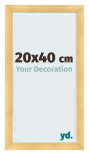 Marco de Fotos 20x40cm Dorado Vintage MDF Pisa Delantera Tamano | Yourdecoration.es