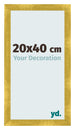 Marco de Fotos 20x40cm Dorado Vintage MDF Pisa Delantera Tamano | Yourdecoration.es