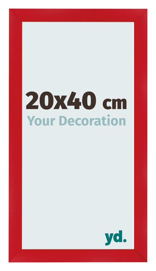 Marco de Fotos 20x40cm Rojo MDF Pisa Delantera Tamano | Yourdecoration.es