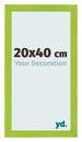Marco de Fotos 20x40cm Verde MDF Pisa Delantera Tamano | Yourdecoration.es