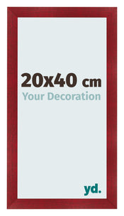 Marco de Fotos 20x40cm Vino Tinto Barrido MDF Pisa Delantera Tamano | Yourdecoration.es
