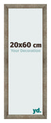 Marco de Fotos 20x60 cm Metal Vintage MDF Bologna Delantera Tamano | Yourdecoration.es